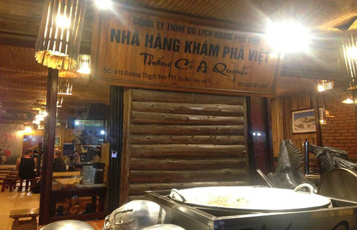Buffet giá rẻ ở Sapa - Nhà hàng Khám Phá Việt